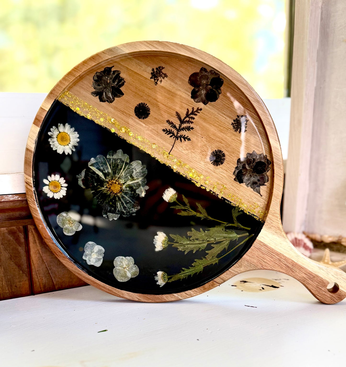 10/21/2025-Resin Pressed Flower & Charcuterie Board and Tray  Workshop  @Michael's Harborside Restaurant