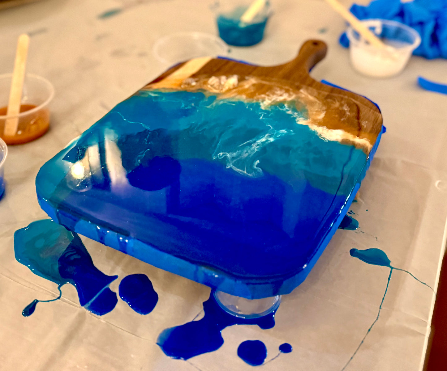 1/16/2026-Resin Cutting Board and Tray  Workshop @ The Central Congregational Church-Newburyport,  MA