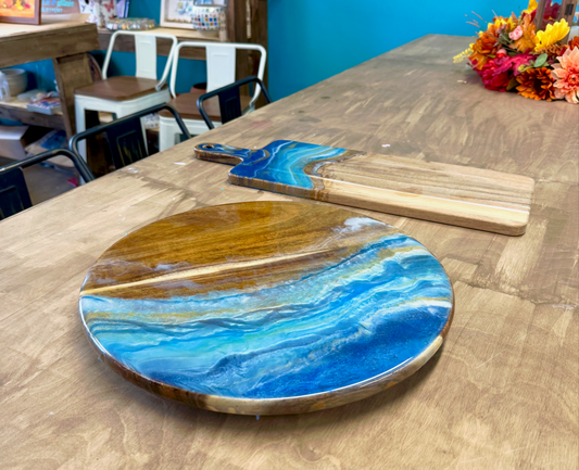11/13/2026-Resin Charcuterie Board & Tray Workshop @ Art Workz Creative Studio