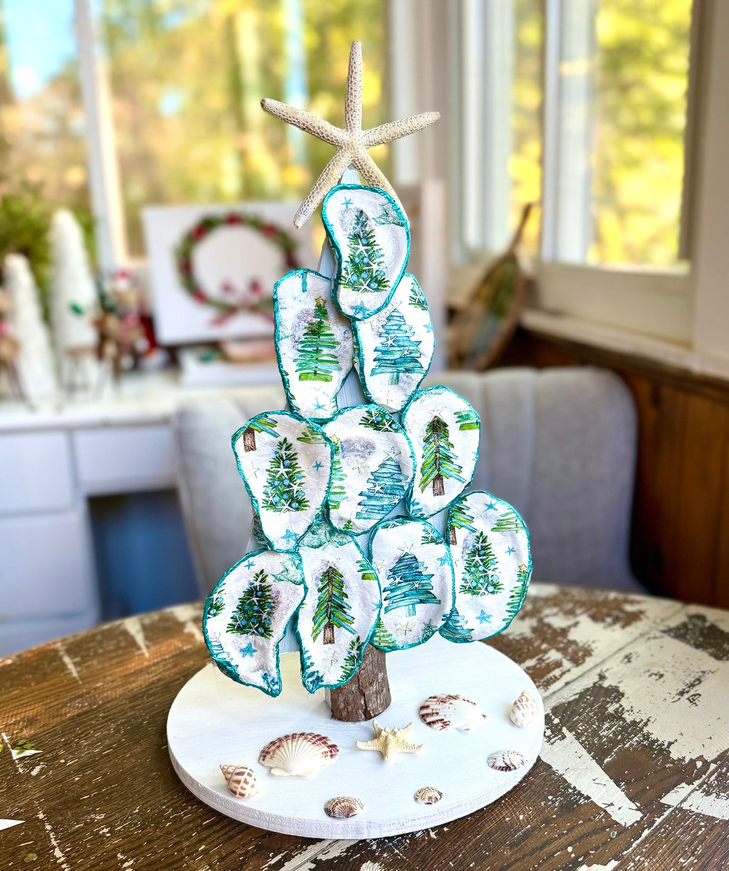 10/23/2025-Decoupage Shell Tree Workshop @ Central Congregational Church