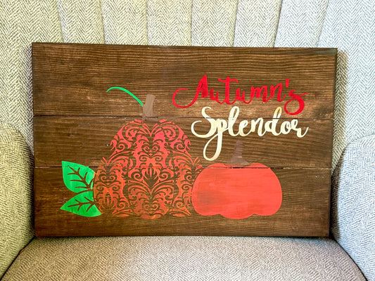 10/8/2025-Fall Themed Signs, Trays, & Clocks @ Central Congregational Church