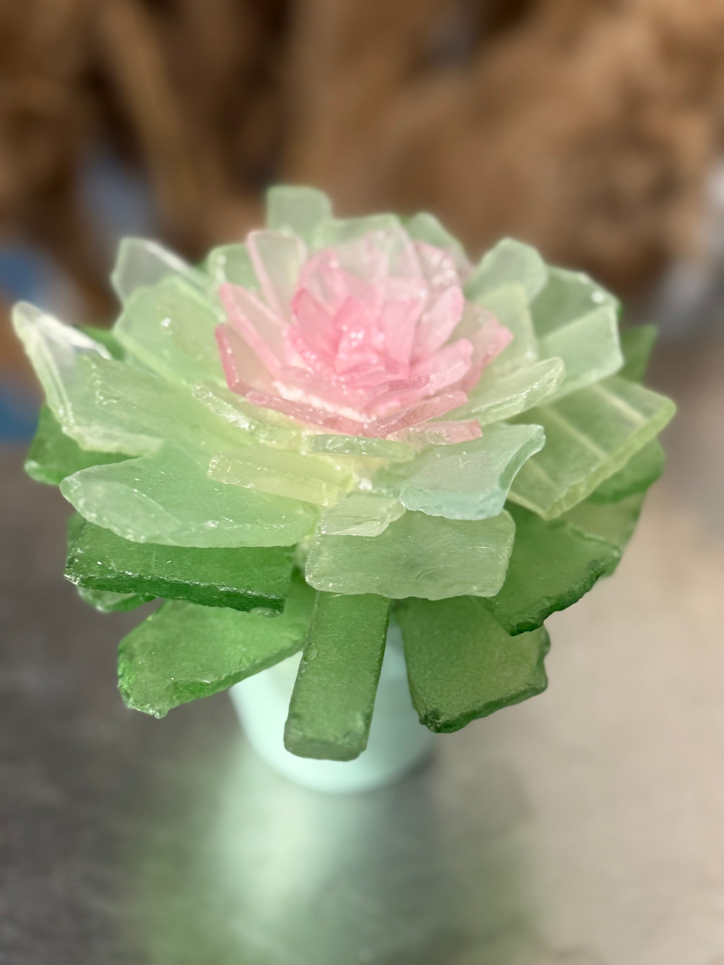 Tumbled Glass Projects (Trees, succulents, Gnomes & Wreaths)