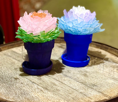 Tumbled Glass Projects (Trees, succulents, Gnomes & Wreaths)
