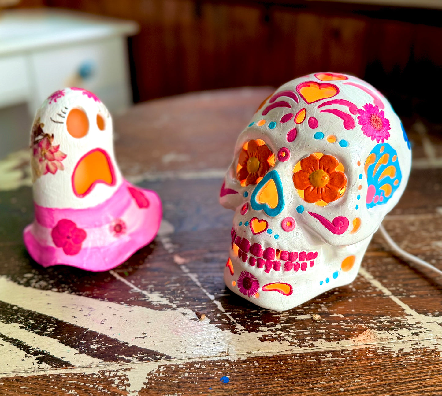 10/22/2025-Halloween Ceramic Lamp & Light up Painting @Central Congregational Church in Newburyport