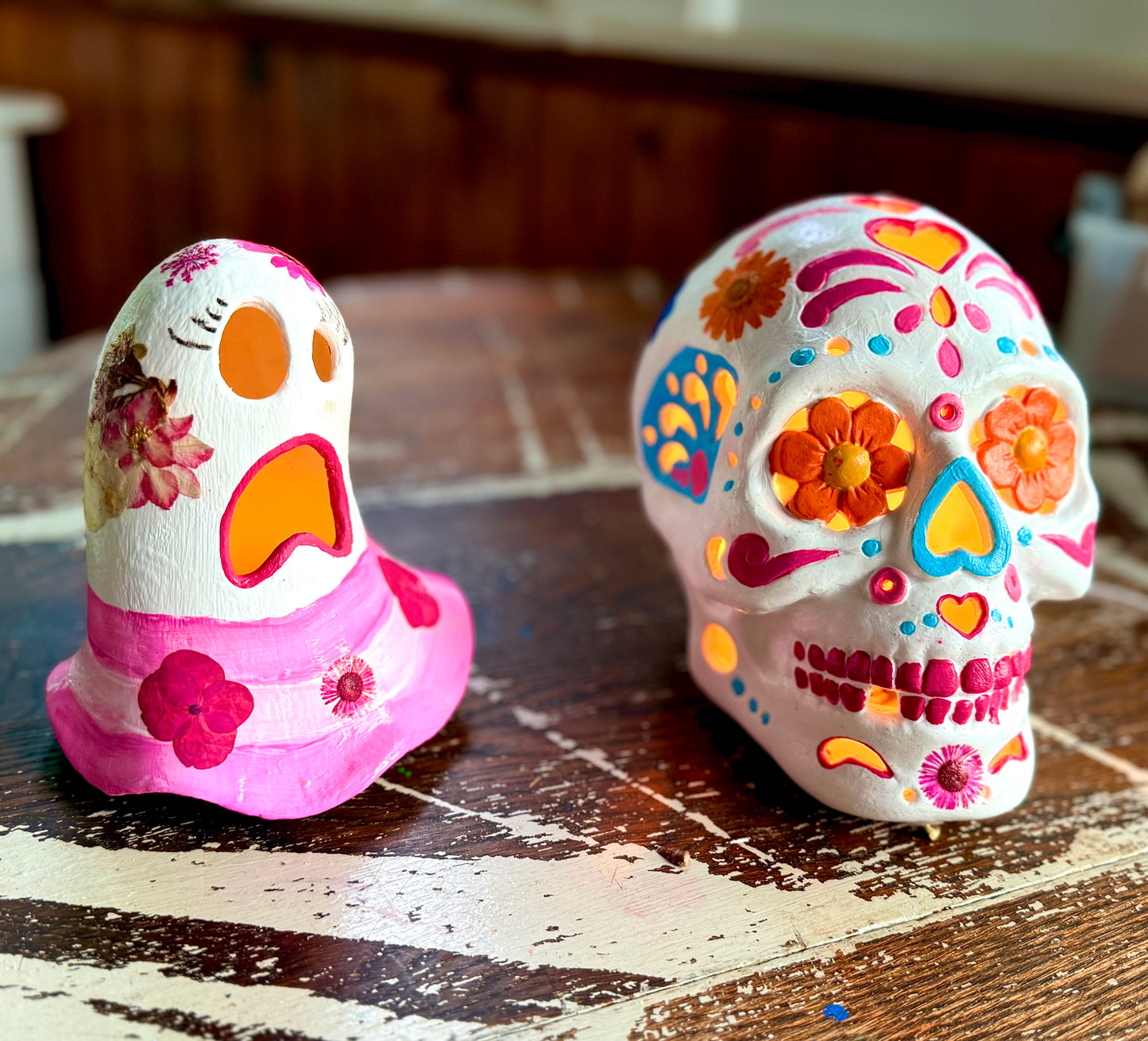 10/22/2025-Halloween Ceramic Lamp & Light up Painting @Central Congregational Church in Newburyport