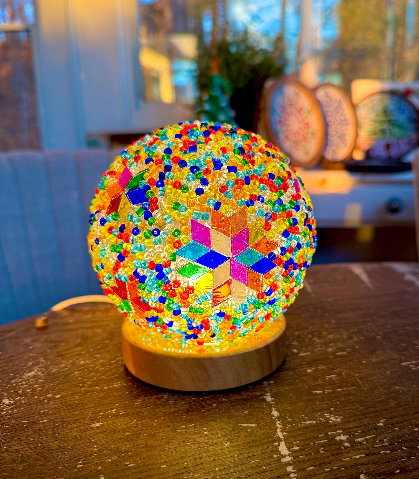 Mosaic Table lamp/night light