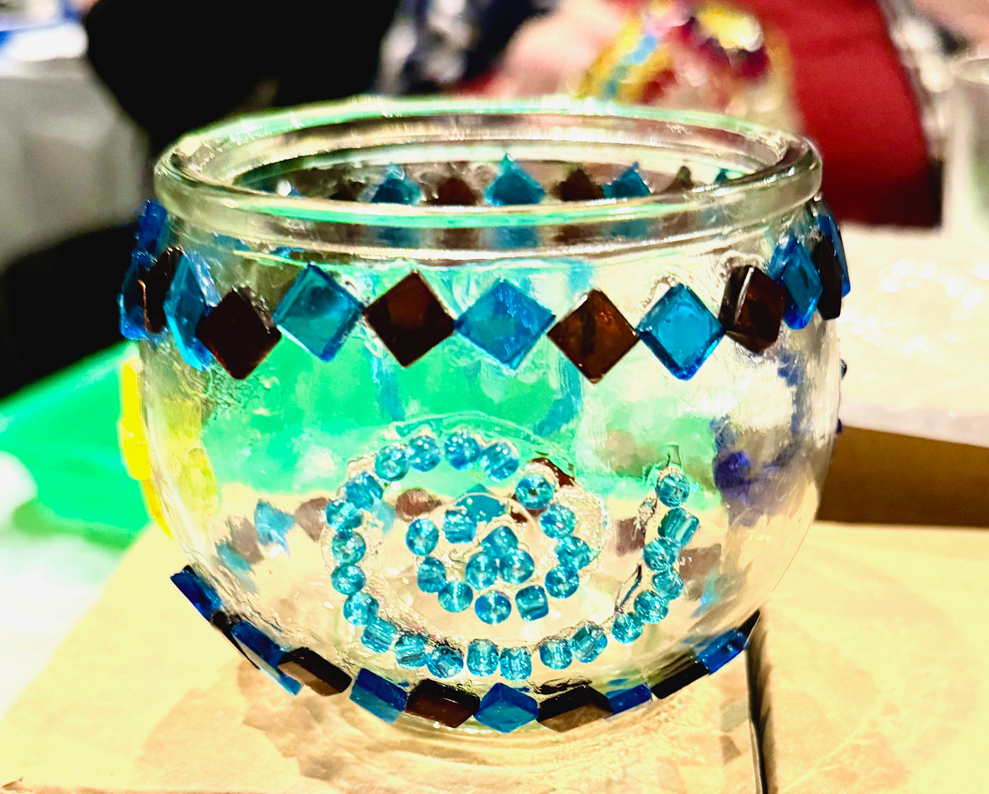 Mosaic Tea Light Holder Take-Home Kit