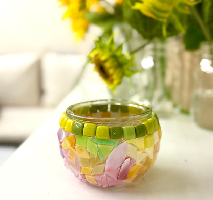 Mosaic Tea-Light Holder