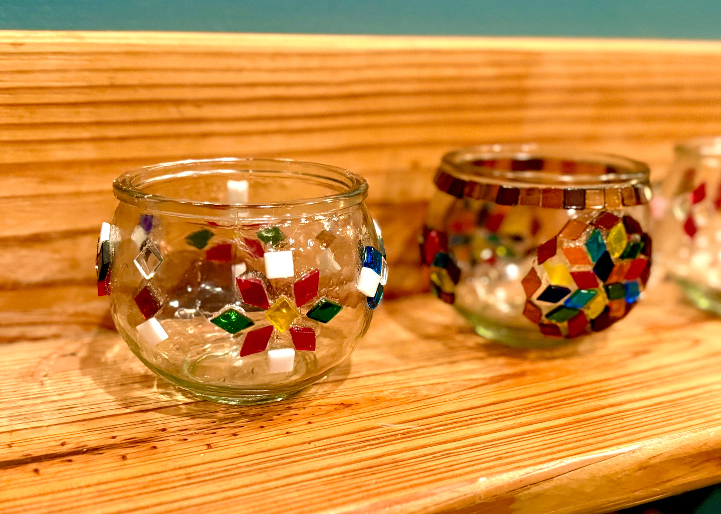 Mosaic Tea Light Holder Take-Home Kit