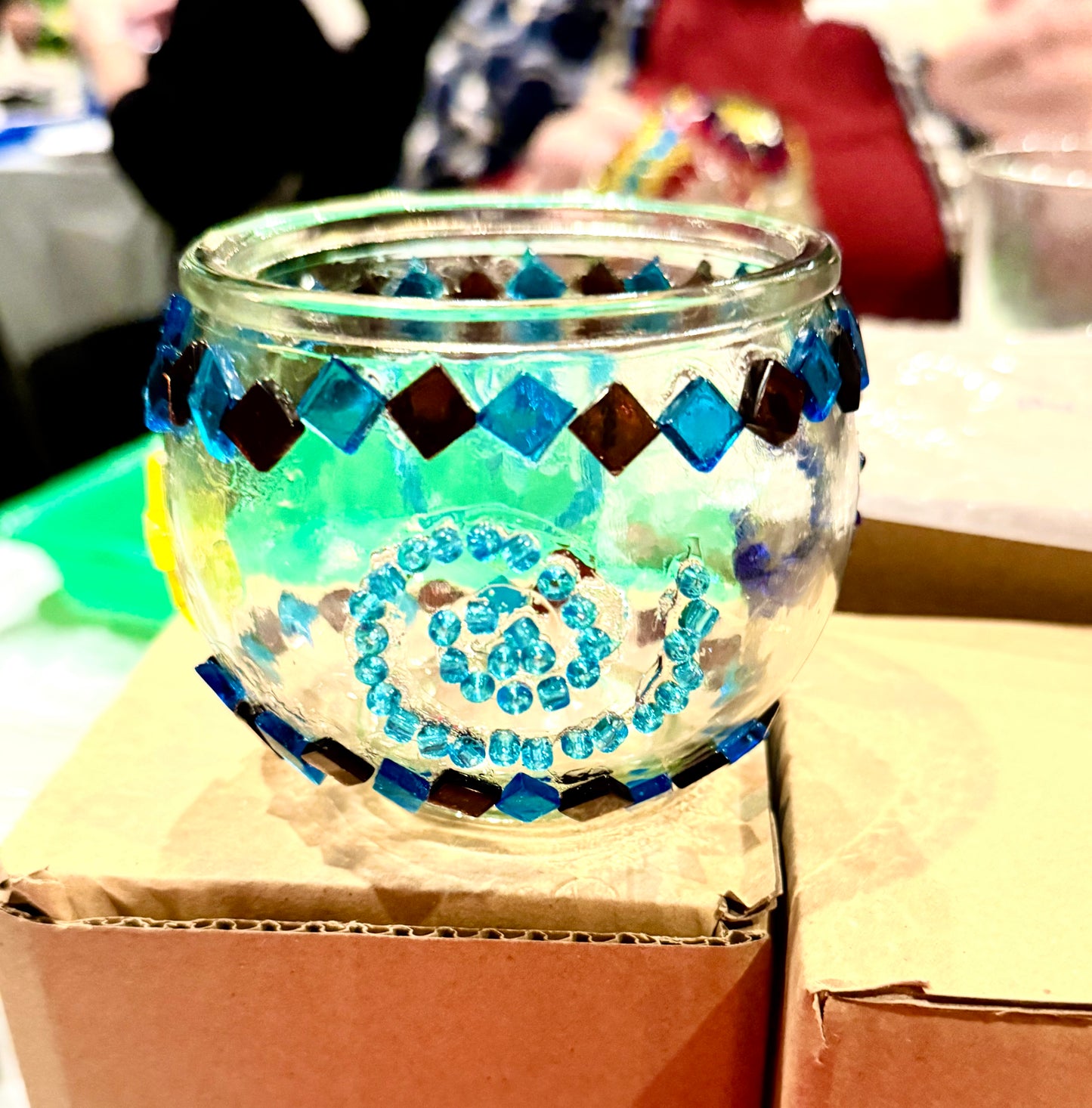 Mosaic Tea Light Holder Take-Home Kit