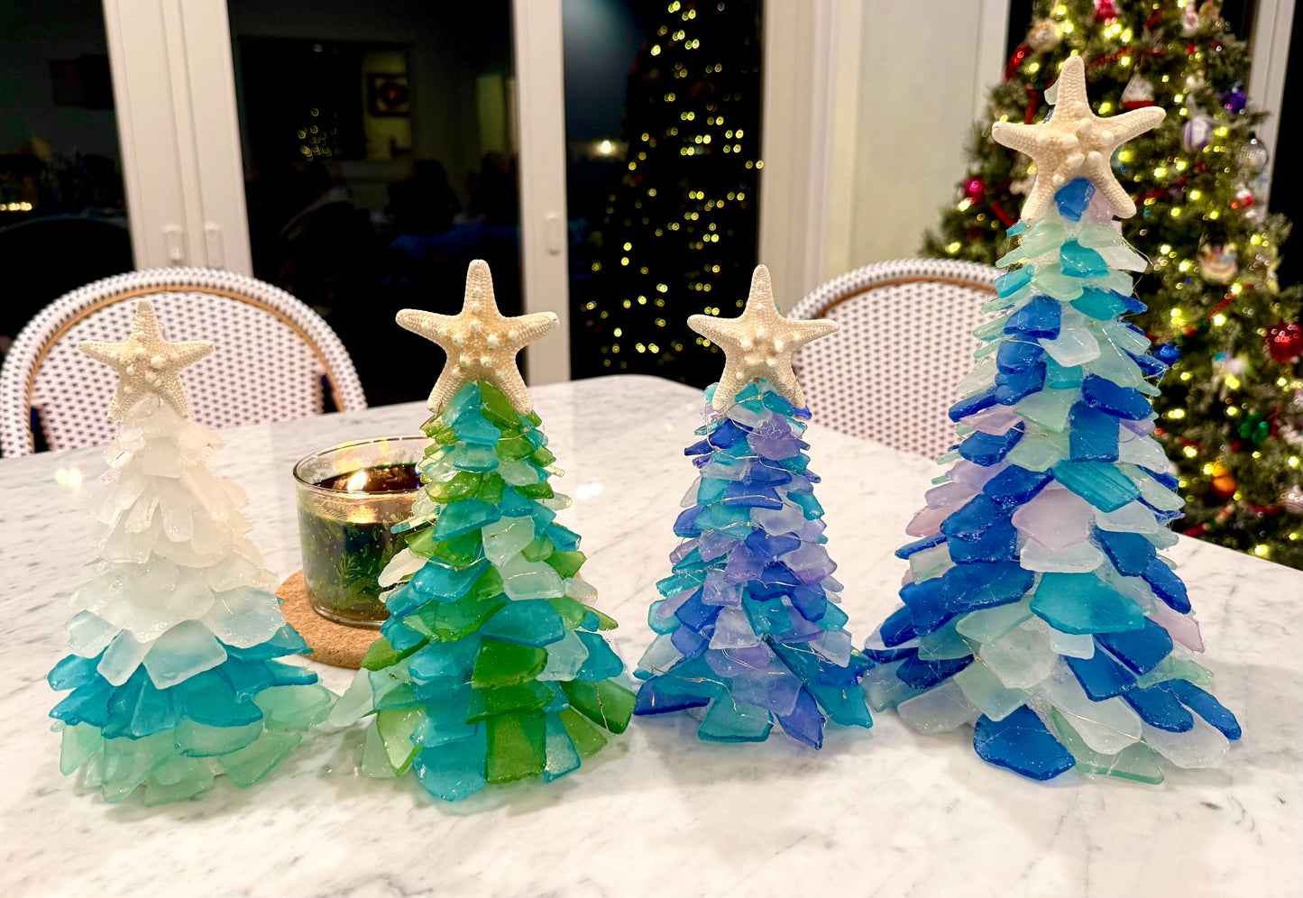 Tumbled Glass Projects (Trees, succulents, Gnomes & Wreaths)