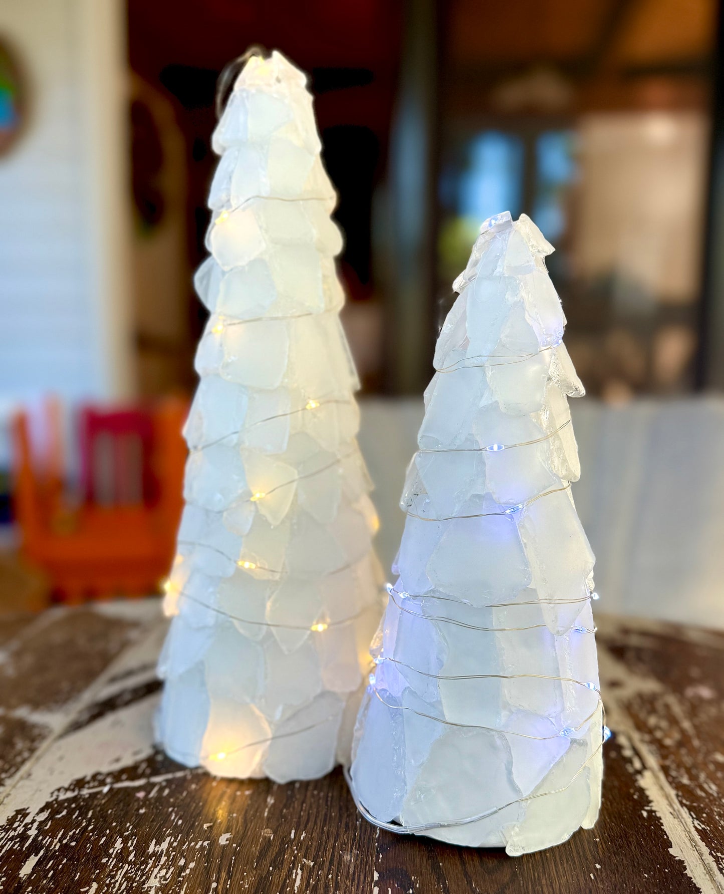 Reindeer Family and Sea Glass Tree Scene Take-Home Kits